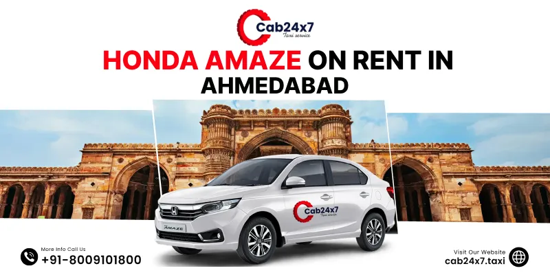 Book Honda Amaze in Ahmedabad | Honda Amaze Car Rental in Ahmedabad – Cab24x7
